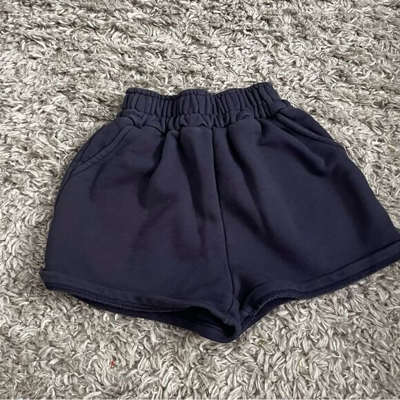 Frankie Shop Navy athletic high rise shorts size XS - Picture 1 of 4